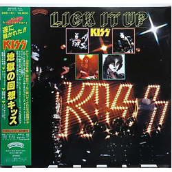 Kiss Lick It Up Vinyl LP USED
