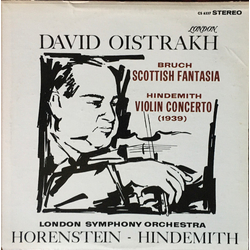 David Oistrach / Max Bruch / Paul Hindemith / London Symphony Orchestra / Jascha Horenstein Scottish Fantasia / Violin Concerto Vinyl LP USED