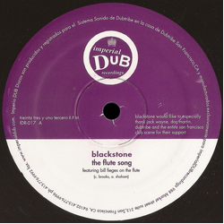 DJ Blackstone / Soulforce The Flute Song / Custard Vinyl 12" USED