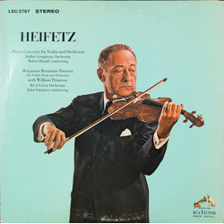 Jascha Heifetz / Miklós Rózsa / Arthur Benjamin Concerto For Violin And Orchestra / Romantic Fantasy Vinyl LP USED