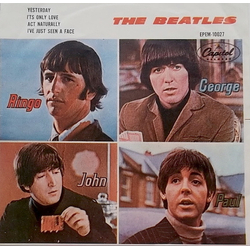 The Beatles Yesterday / I've Just Seen A Face / Act Naturally / It's Only Love Vinyl 7" USED
