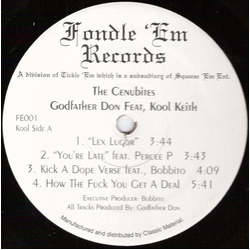 The Cenobites / Godfather Don / Kool Keith The Cenubites Vinyl 12" USED