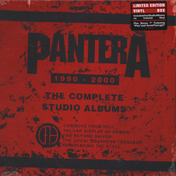 Pantera The Complete Studio Albums 1990-2000 Multi Vinyl 7"/Vinyl 5 LP Box Set USED