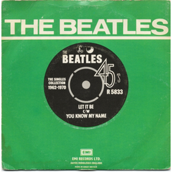 The Beatles Let It Be c/w You Know My Name Vinyl 7" USED