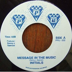 Initials Message In The Music Vinyl 7" USED