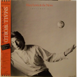 Huey Lewis & The News Small World Vinyl LP USED