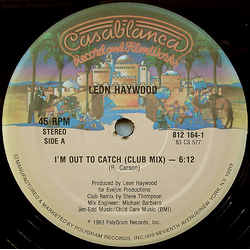 Leon Haywood I'm Out To Catch Vinyl 12" USED