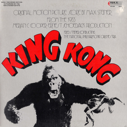 National Philharmonic Orchestra / Fred Steiner / Max Steiner King Kong: The Original Motion Picture Score 1933 Vinyl LP USED