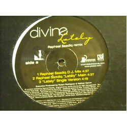 Divine (2) Lately (Raphael Saadiq Remix) USED VINYL 12INCH PROMO