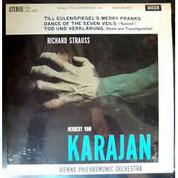 Richard Strauss / Herbert Von Karajan / Wiener Philharmoniker Till Eulenspiegel's Merry Pranks / Dance Of The Seven Veils / Tod Und Verklärung Vinyl L