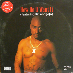 2Pac How Do U Want It Vinyl 12" USED