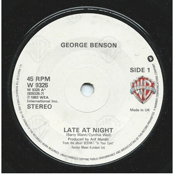 George Benson Late At Night Vinyl 7" USED