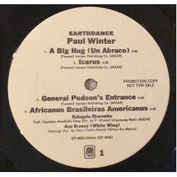 Paul Winter (2) Earthdance Vinyl LP USED