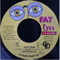 Anthony B / Leego Hice Dem / Up Deh Vinyl 7" USED