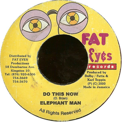 Elephant Man / Red Rat Do This Now / Never Listen Vinyl 7" USED