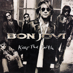 Bon Jovi Keep The Faith Vinyl 7" USED