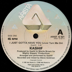 Kashif I Just Gotta Have You (Lover Turn Me On) Vinyl 12" USED