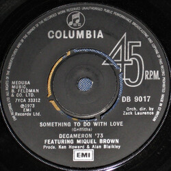 Decameron '73 / Miquel Brown Something To Do With Love USED VINYL 7INCH 45 RPM