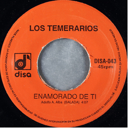 Los Temerarios (2) Enamorado De Ti Vinyl 7" USED