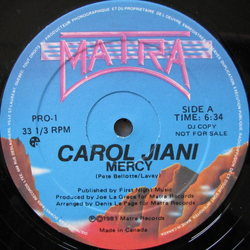 Carol Jiani Mercy / The Woman In Me Vinyl 12" USED
