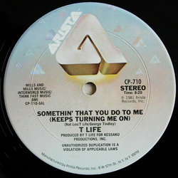 Theodore Life Somethin' That You Do To Me (Keeps Turning Me On) Vinyl 12" USED