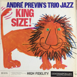 The André Previn Trio King Size! Vinyl LP USED