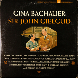 Gina Bachauer / John Gielgud / Maurice Ravel / Claude Debussy Gaspard De La Nuit Vinyl LP USED