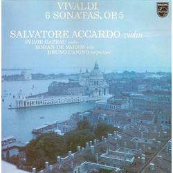 Antonio Vivaldi / Salvatore Accardo / Sylvie Gazeau / Rohan de Saram / Bruno Canino 6 Sonatas, Op.5 Vinyl LP USED