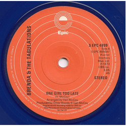 Brenda & The Tabulations One Girl Too Late / Magic Of Your Love Vinyl 7" USED