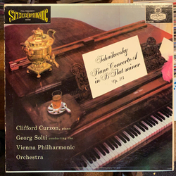 Pyotr Ilyich Tchaikovsky / Clifford Curzon / Georg Solti / Wiener Philharmoniker Piano Concerto #1 In B Flat Minor Op. 23 Vinyl LP USED