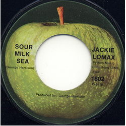 Jackie Lomax Sour Milk Sea Vinyl 7" USED