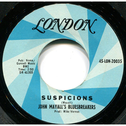 John Mayall & The Bluesbreakers Suspicions / Oh, Pretty Woman Vinyl 7" USED