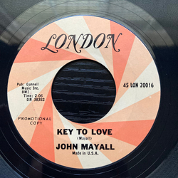 John Mayall Key To Love Vinyl 7" USED