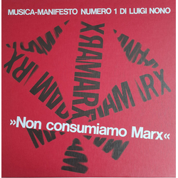 Luigi Nono Non Consumiamo Marx - Musica Manifesto N. 1 Di Luigi Nono Multi Vinyl LP/CD Box Set USED