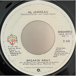 Al Jarreau Breakin' Away / Blue Rondo A La Turk (Round, Round, Round) Vinyl 7" USED
