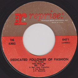 The Kinks Dedicated Follower Of Fashion Vinyl 7" USED
