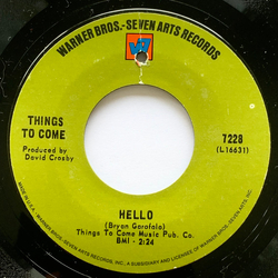 Things To Come Hello Vinyl 7" USED