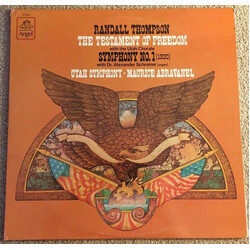 Randall Thompson / Utah Symphony Orchestra / Maurice de Abravanel Thompson: The Testament of Freedom; Symphony No.1 (1930) Vinyl LP USED