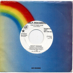 Night Ranger I Did It For Love USED VINYL 7INCH 45 RPM PROMO