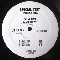 Joyce Sims Walkaway Vinyl 12" USED