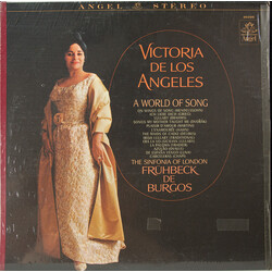 Victoria De Los Angeles / The Sinfonia Of London / Rafael Frühbeck De Burgos A World Of Song Vinyl LP USED