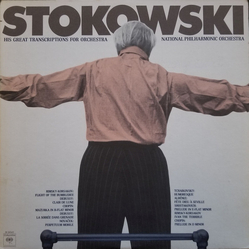 Leopold Stokowski / National Philharmonic Orchestra His Great Transcriptions For Orchestra Vinyl LP USED