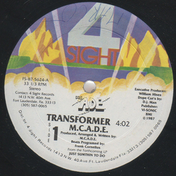 MC ADE Transformer Vinyl 12" USED