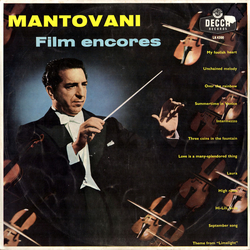 Mantovani And His Orchestra Mantovani Film Encores Vinyl LP USED