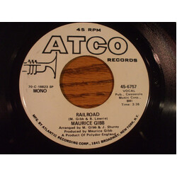 Maurice Gibb Railroad USED VINYL 7INCH 45 RPM PROMO STEREO MONO