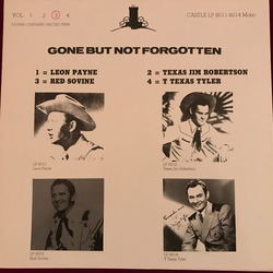 Red Sovine Gone But Not Forgotten Vol. 3 Vinyl LP USED
