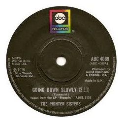 Pointer Sisters Going Down Slowly Vinyl 7" USED
