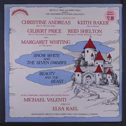 Michael Valenti / Elsa Rael / Reid Shelton / Margaret Whiting Snow White And The Seven Dwarves / Beauty And The Beast Vinyl LP USED