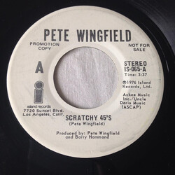 Pete Wingfield Scratchy 45's USED VINYL 7INCH PROMO