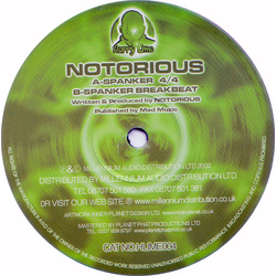 Notorious Spanker 4/4 / Spanker Breakbeat Vinyl 12" USED